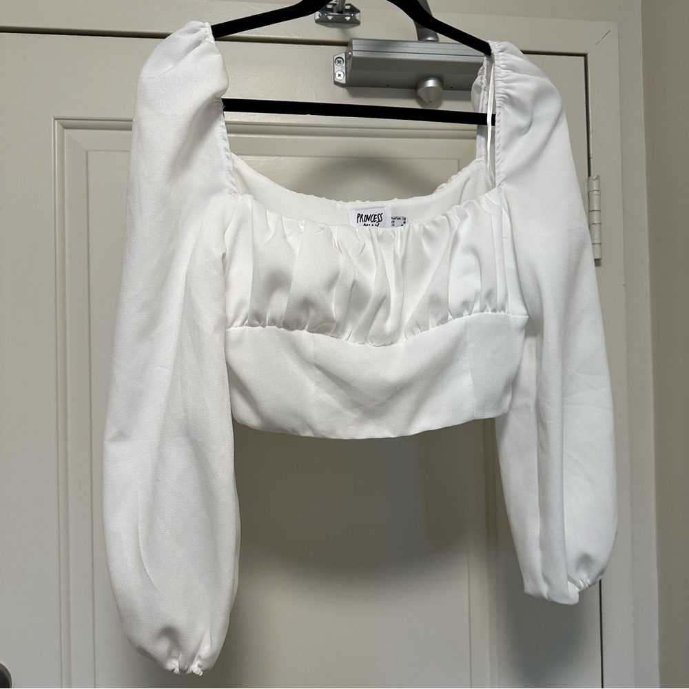 Princess Polly Ariah Long Sleeve Crop Top